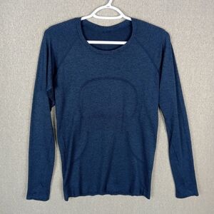 lululemon athletica Blue Long Sleeve Top